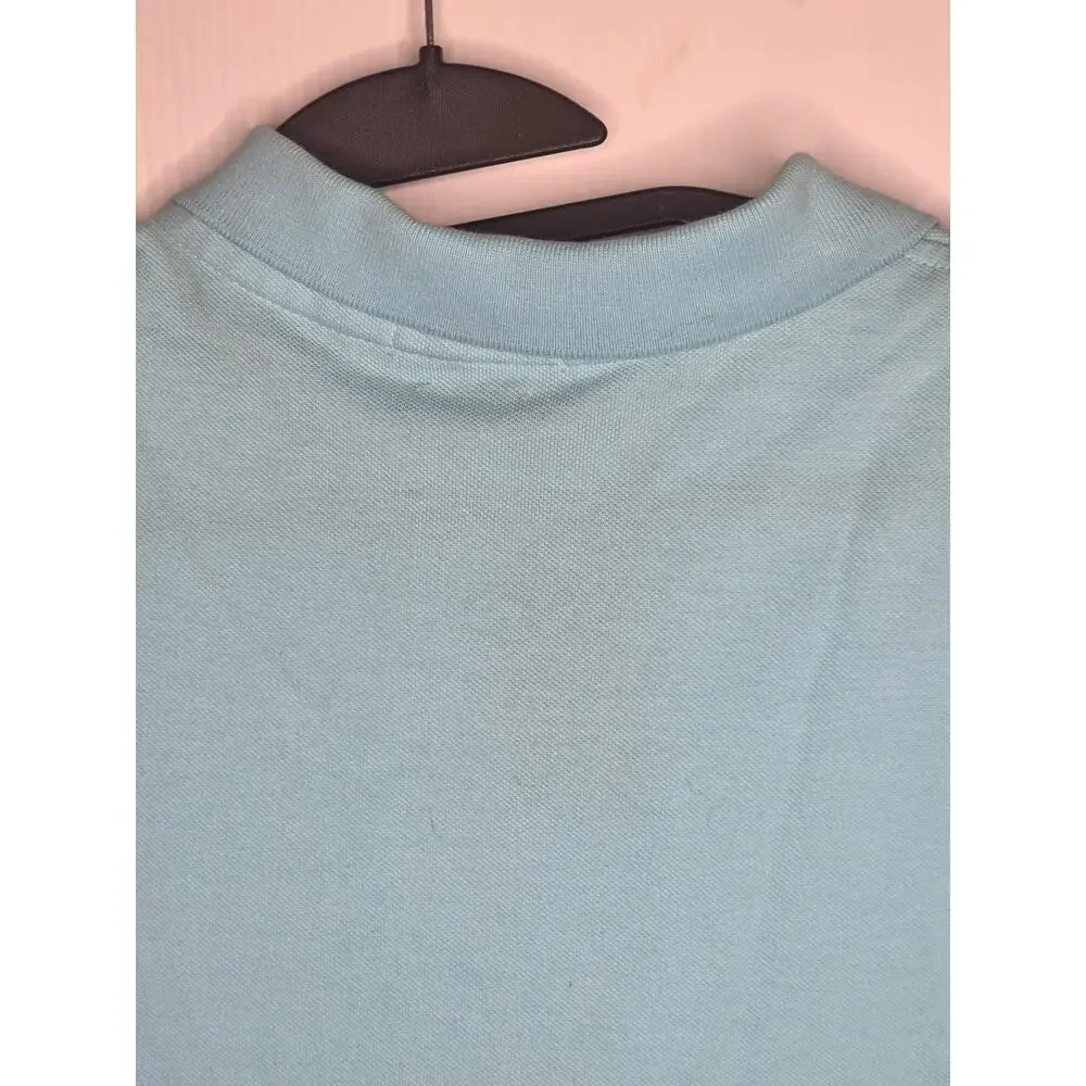 Polo Ralph Lauren Size XL Light Blue Custom Fit Polo Shirt Big Pony Number 3